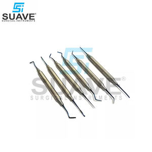 Elevador de raíz de implante periodontal recto curvo, elevador Dental, conjunto de periotomo quirúrgico de SUAVE SURGICAL INSTRUMENTS - Product Image 4