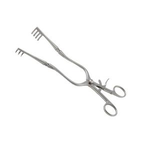 Rétracteur Beckman-Adson 3x4 branches, émoussé et pointu, 31 cm, acier inoxydable, instruments chirurgicaux manuels de haute qualité - Product Image 1