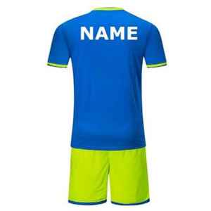 Mejor diseño personalizado Color y tamaño transpirable manga corta uniforme de fútbol hecho en fábrica uniforme de fútbol ligero para la venta - Product Image 2