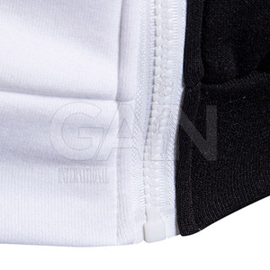 OM/odm เสื้อฮู้ดแบบซิปของผู้ชายวัสดุผ้าฝ้าย100% น้ำหนักเบาระบายอากาศได้ดีเสื้อฮู้ดซิปแบบกำหนดเองพิมพ์โลโก้ - Product Image 4