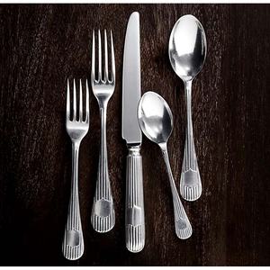 Ensemble de coutellerie en acier inoxydable plaqué argent cuillère et fourchette - Product Image 3