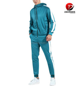 ชุดวอร์มเล่นกีฬารุ่นพรีเมี่ยม2ชิ้นของผู้ชายคุณภาพสูงชุดวอร์มไซส์ XL ใส่ได้ทั้งชายและหญิงผ้าคอตตอน100% มีฮู้ด - Product Image 1