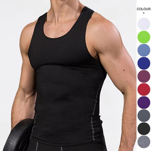 Camiseta sin mangas de entrenamiento para hombre, de secado rápido Camiseta deportiva, chaleco de entrenamiento ligero y transpirable, ropa deportiva atlética, servicios OEM - Product Image 1