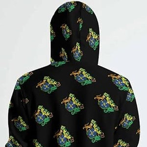 Customized Logo Design Men Printed Hoodies Wholesale Price Cotton <b>Blended</b> Men Printed Hoodies - Product Image 4