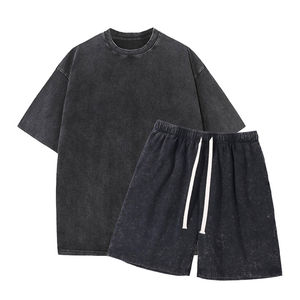 เสื้อยืดซักของผู้ชายผ้าฝ้าย100% 240GSM โอเวอร์ไซส์ลายพิมพ์ลายตามสั่งลายกราฟิกแบบกำหนดเอง - Product Image 6