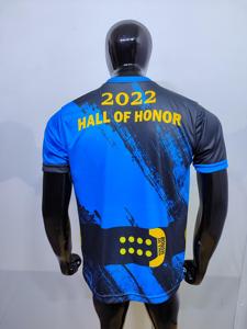 Directo de fábrica UPF 50 + Impresión personalizada Camiseta Dry Fit para hombres Maratón Evento Poliéster Tejido de punto Técnica de sublimación - Product Image 6