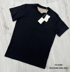 Camiseta de Algodón Lisa para Hombre, Manga Corta, Cuello Redondo, Diseño Casual, Posición del Logotipo en la Parte Delantera, OEM, ODM, Etiqueta Privada Personalizada, Venta al por Mayor - Product Image 3