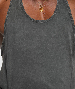 Men's Cotton Tank Top Gym Exercise Fitness Sports <b>Vest</b> with Wide Shoulder Round Neck Sleeveless Shirt <b>Slim</b> Casual Wear Tank Tops - Product Image 4