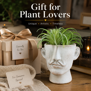 Pot de fleurs artistique nordique en forme de tête humaine, sculpture en résine, pot à succulentes, buste de statue grecque, <span class=keywords><strong>vase</strong></span> pour table - Product Image 6