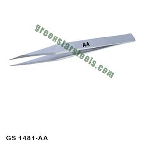 AA GS 1481AA Pinzas antimagnéticas Herramientas de joyería esenciales para joyeros - Product Image 1
