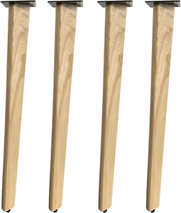 Pieds de meubles d'extérieur modernes en bois massif de haute qualité, design personnalisé, robustes, en forme de T, pour canapé et armoire - Product Image 3