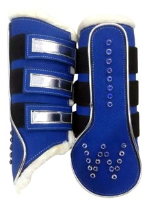 Nueva tendencia patente Protector de piernas de caballo Proveedor ecuestre de alta calidad Equipo equino Brillo Caballos personalizados Botas de cepillado - Product Image 4