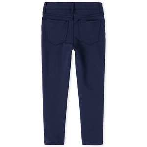 Uniformes escolares azules de talla grande para niñas, paquete de 2 uniformes Jeggings de punto Ponte para la escuela - Product Image 1