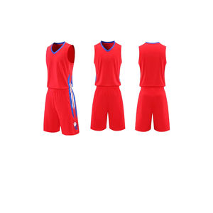 Meilleur prix de gros Haut de sport de grande taille à séchage rapide Uniforme de basket-ball de haute qualité Ensembles de design élégants et amples sans manches - Product Image 1