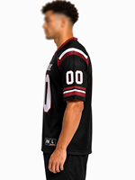 Jersey Sepak Bola Amerika Pria Bahan Mesh V-Neck Bernapas Cetak Nama Tim Regular Fit Dewasa Remaja Pakaian Olahraga Harga Grosir