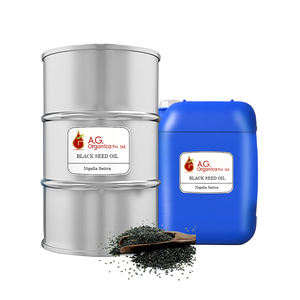 Aceite De Semilla Negra prensado en frío (Nigella Sativa) Cuidado del cabello de la piel Alto timoquinona 100% Extracto natural puro AG Organica ISO 9001 - Product Image 1