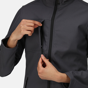 Veste softshell d'hiver en nylon pour femmes surdimensionnée vente en gros en usine Sports de plein air imperméable respirant écologique séchage rapide - Product Image 6