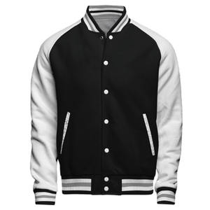 Chaquetas de Hombre con Cierre de Botones, Cosidas a Máquina, Estilo Urbano, de Poliéster, Manga Larga, Estilo Universitario, MOQ Bajo y Asequible - Product Image 1