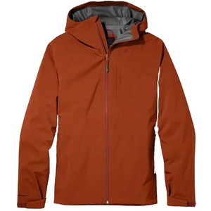 Veste de pluie légère et imperméable avec capuche pour femme, vêtement d'extérieur décontracté - Product Image 2