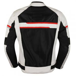 Veste de moto imperméable coupe-vent pour hommes 100% polyester doublure matelassée maille vêtements de sport extérieurs amovibles pour les athlètes de grande taille - Product Image 3