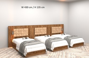 Conjunto de dormitorio de hotel de lujo con diseño moderno elegante, comodidad superior y estilo atemporal para un hogar de 5 estrellas - Product Image 5