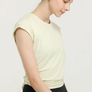 Vente chaude femmes 100% Polyester débardeur personnalisé couleur unie respirant tricoté tissu Hip Hop Style chaud à vendre - Product Image 1