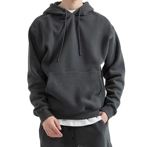 Sweat à capuche personnalisé de haute qualité, coupe classique, poids lourd 500 GSM, 100 % coton molletonné, pour homme et femme, streetwear d'hiver, respirant - Product Image 2