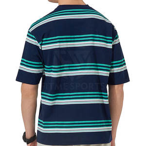 Camiseta de cuello redondo de talla grande para hombre con dobladillo recto Camiseta ligera de talla grande para hombre para uso en exteriores e interiores - Product Image 3