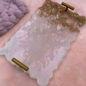 Resin <b>Decorative</b> Tray in Multiple Colors Rectangle Home <b>Decor</b> Resin Tray High Quality - Product Image 1