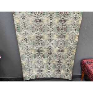 พรมลายวินเทจสไตล์ตุรกี ขนาด 3x5.9 ฟุต (91x180 ซม.) สีเขียวลายพราง - Product Image 2