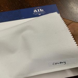 Tissu en velours côtelé de qualité exportée 58 "de large en polycoton pour chemises et pantalons pour hommes - Product Image 1