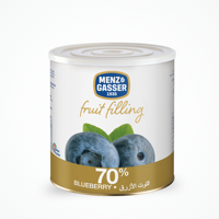 BOSBES 70% FRUITVULLING Menz&Gasser Blik 6X2,7 kg