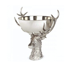 Hot Trending Antique Silver Ice Bucket Beer Ice Bucket Golden Tone Acabado Elegante Wine Cooling Ice - Product Image 5