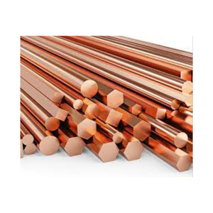 Barres rondes en cuivre pur, tiges en métal massif non allié pour applications électriques - Product Image 6