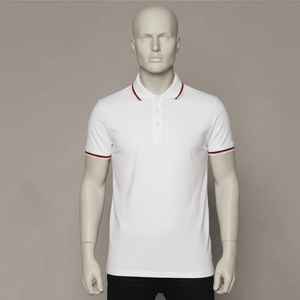 Camisa de Golf Premium para Hombre, Blanca, con Logotipo Personalizado, Diseño de Moda de Lujo, Estampado Gráfico Extra Grande, Antiarrugas, Elástica, Completa - Product Image 1