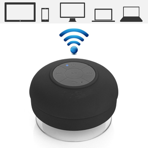 Mini Altavoz Bluetooth Impermeable IPX6 para Ducha con Micrófono LED y Airplay - Negro - Product Image 5