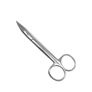 Ciseaux de soin des ongles de luxe professionnels lame droite acier inoxydable incurvé pour cils cuticules coupe ciseaux à ongles - Product Image 1