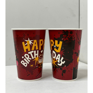Gobelets en papier jetables de qualité alimentaire à double paroi, écologiques, biodégradables, fabriqués à partir de matériaux recyclés, emballage jetable en PE - Product Image 2