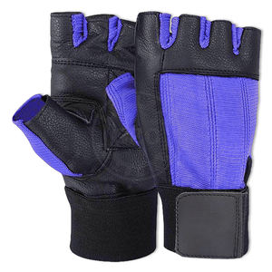 Gants de gymnastique en cuir Gants d'haltérophilie et de musculation unisexes avec support de poignet - Product Image 5