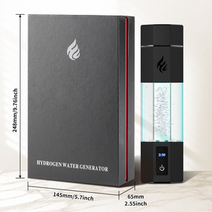 Bouteille d'eau hydrogénée idéale 2026, 300 ml, 10 000 ppb, pour les voyages, la randonnée, la salle de sport et le bureau - Product Image 2
