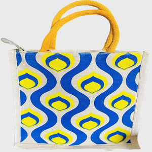 Producto de Venta caliente de alta calidad logotipo personalizado yute bolsa de compras bolsa de lona de algodón artículo personalizado estilo patrón carta promoción IND - Product Image 6