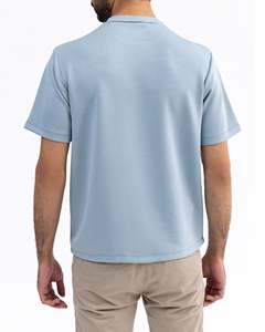 Camiseta de algodón 100% con cuello redondo personalizada de alta calidad de peso pesado, Camiseta de algodón de gran tamaño con logotipo personalizado para hombres de alta calidad - Product Image 2