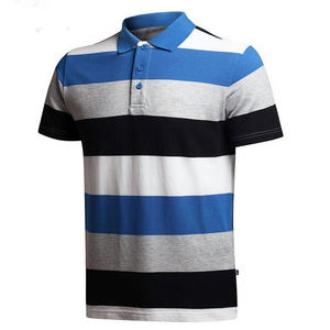 เสื้อโปโลผู้ชายสั่งทำพิเศษ หรูหรา ระบายอากาศ แห้งเร็ว สำหรับฤดูร้อน แขนสั้น พิมพ์ลาย บริการ OEM ODM - Product Image 1