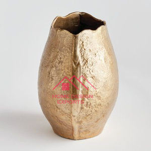 Florero decorativo de primera calidad para el hogar y la boda Florero de aluminio con diseño de mariposa - Product Image 6