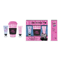 Ensemble de soins hydratants pour la peau Emily in Paris avec gel douche et bain à la glycérine, lotion corporelle, cosmétique de qualité française 65 ml