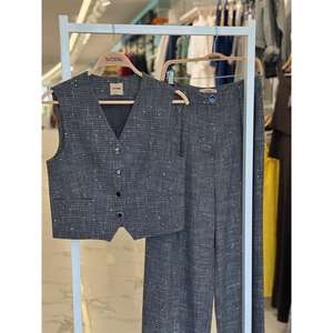 Conjunto de Chaleco con Lentejuelas y Brillo para Mujer 10088 Categoría de Producto Traje - Product Image 2