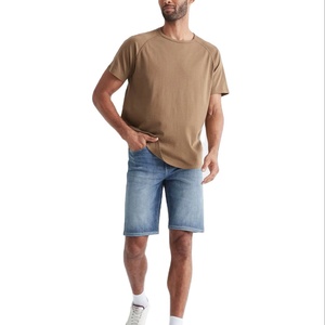 กางเกงยีนส์ขาสั้นพิมพ์ลายตามสั่ง - กางเกงยีนส์ขาสั้นลายเสือดาวสไตล์ฮิปฮอปวินเทจแบบอเมริกันสำหรับผู้ชาย - Product Image 1