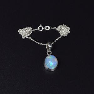 925 pendentif en argent Sterling opale de feu pierre précieuse fait à la main cadeau de mariage parfait pour l'amour avec 925 timbre pendentif bijoux - Product Image 3