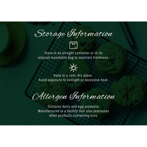 Signature Market Peppermint Dark Chocolate Chip Wafers Semi-Soft Sugar Cookie Green Tea Honey Butter Cocoa Egg Flavors 150g <b>Bag</b> - Product Image 6