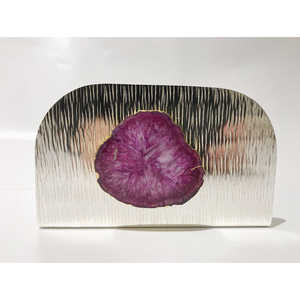 Porte-serviettes moderne utilisé pour la maison, l'hôtel, le Restaurant et le bureau porte-serviettes en métal couleur argent Design Unique table porte-serviettes - Product Image 4